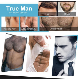 4 Pcs/set Barbe Beard Hair Growth Set