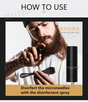 4 Pcs/set Barbe Beard Hair Growth Set