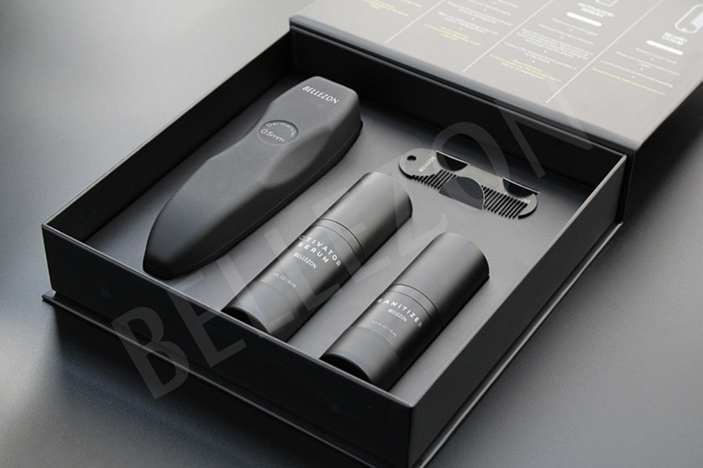 4 Pcs/set Barbe Beard Hair Growth Set