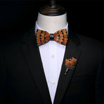 Original Design Natural Bird's Feather Exquisite Bow Tie