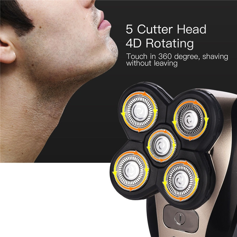 5 Heads Electric Shaver
