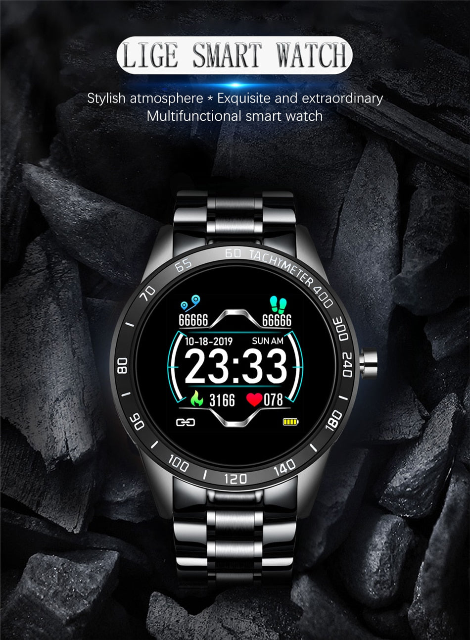 Steel Band Smart Watch for Men