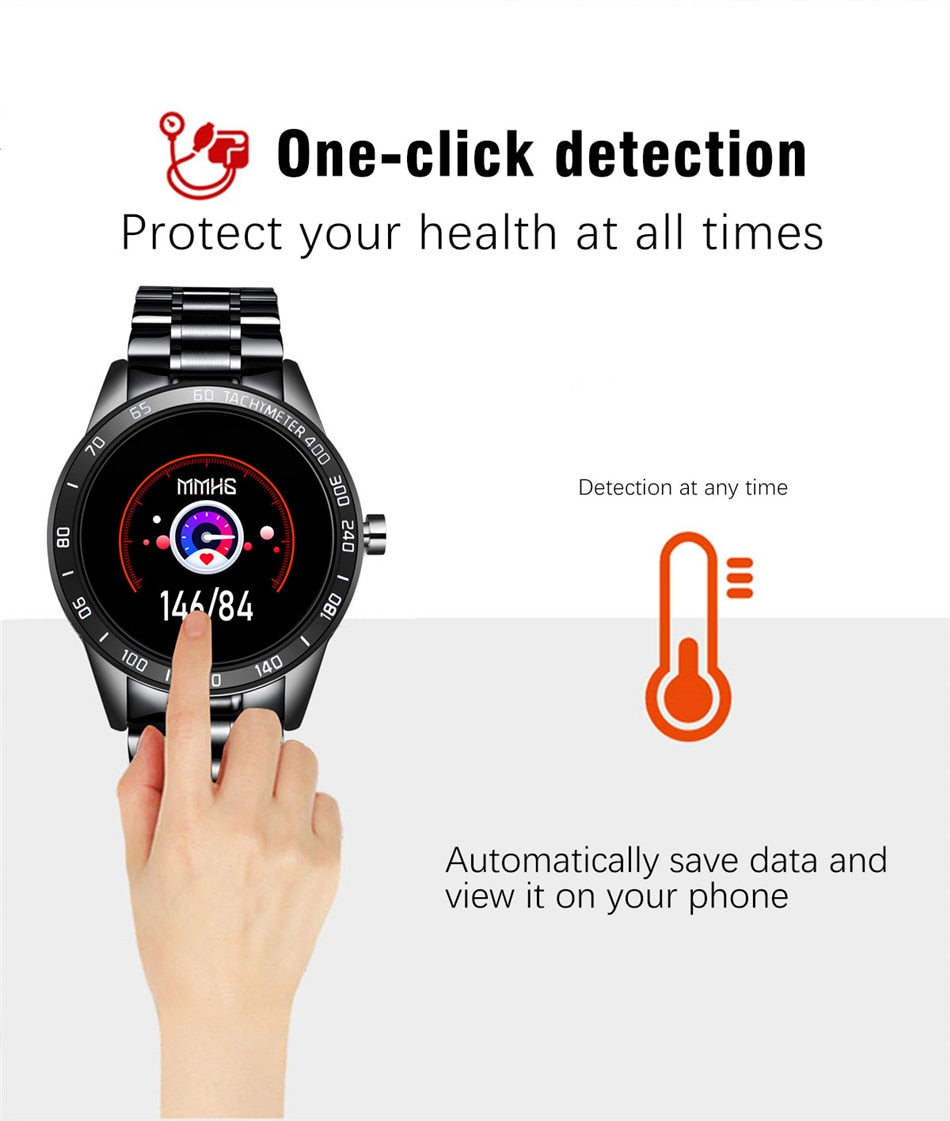 Steel Band Smart Watch for Men