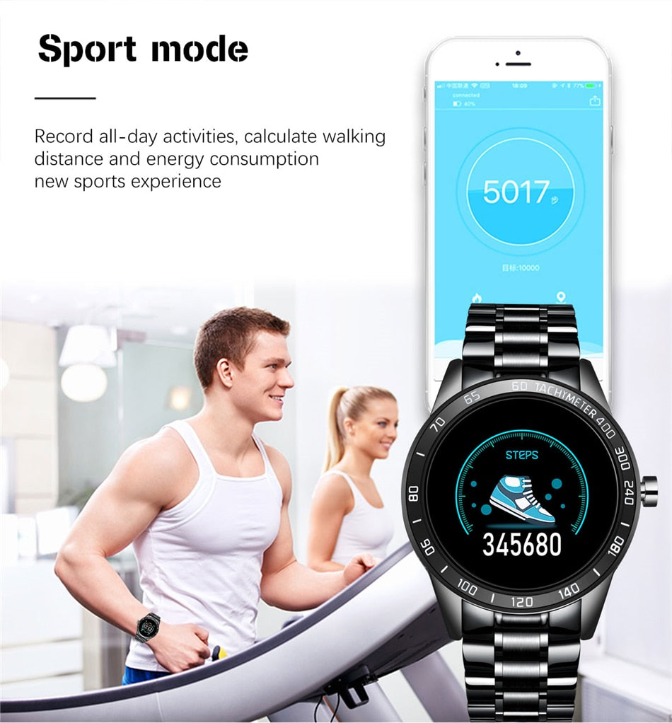 Steel Band Smart Watch for Men