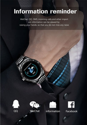 Steel Band Smart Watch for Men