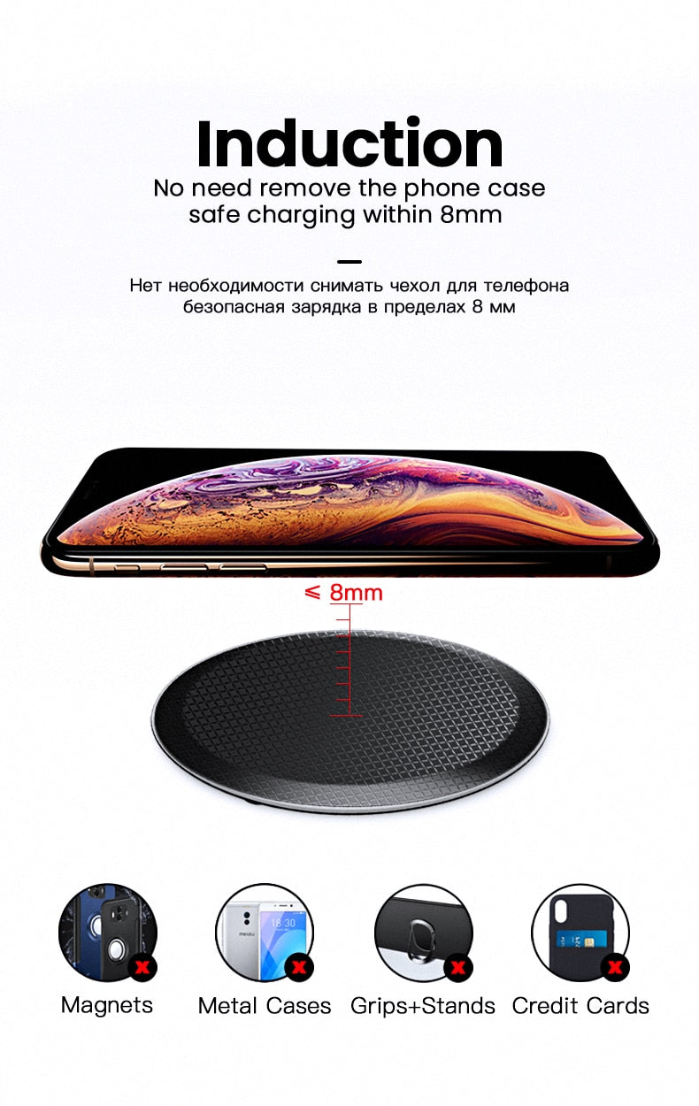 15 W Fast QI Wireless Charger