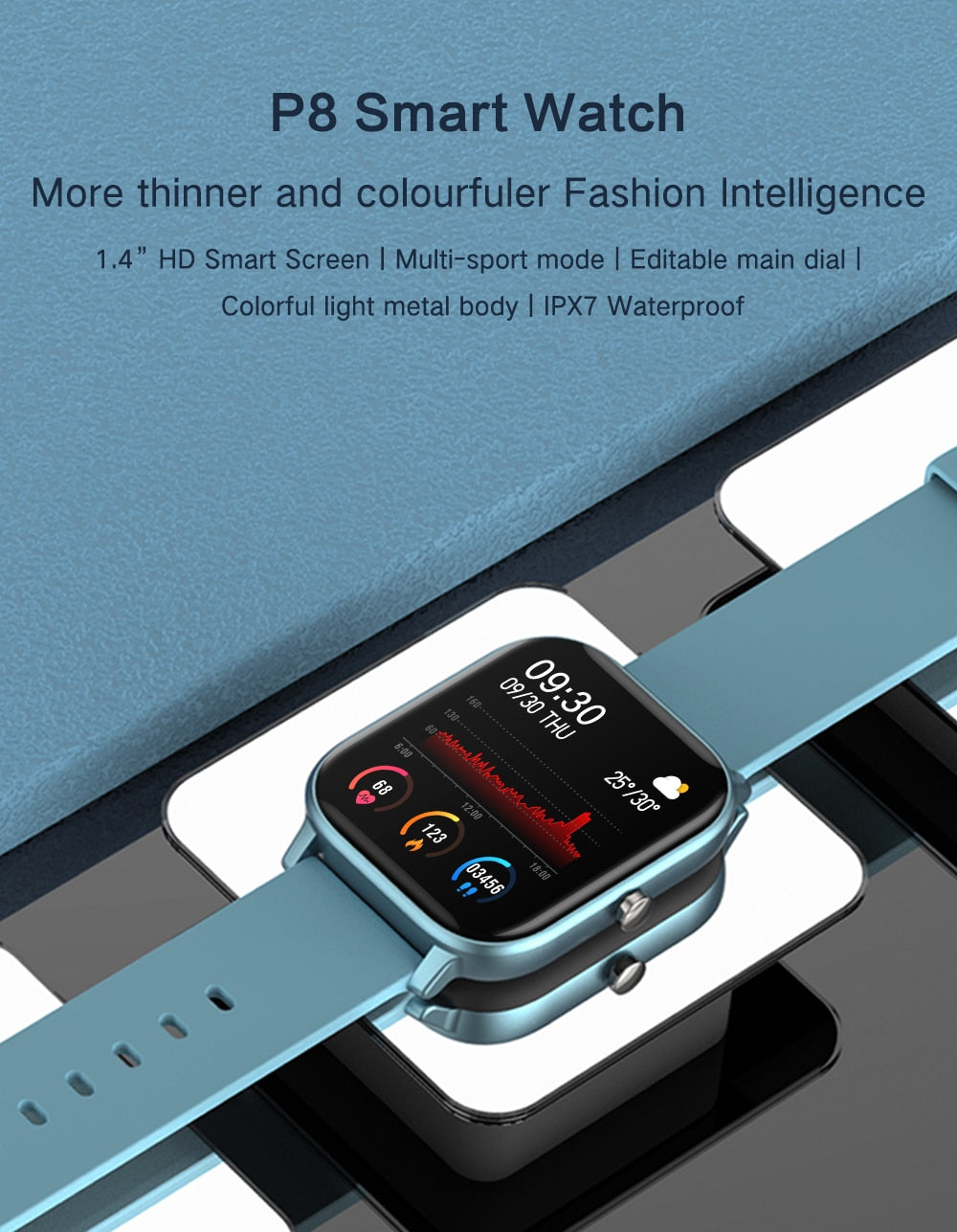 Unisex Wristband Smart Watch