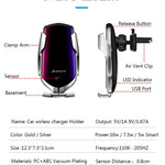 Automatic Clamping Car Wireless Charger