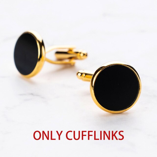 Luxury Gold Tuxedo Cufflinks and Studs Set