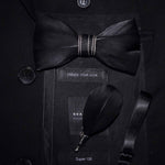 Original Design Natural Bird's Feather Exquisite Bow Tie