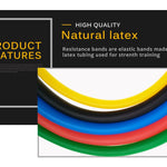 11pcs/set Pull Rope Fitness Resistance Bands