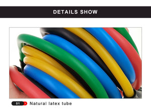 11pcs/set Pull Rope Fitness Resistance Bands