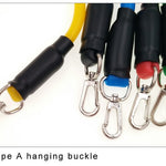 11pcs/set Pull Rope Fitness Resistance Bands