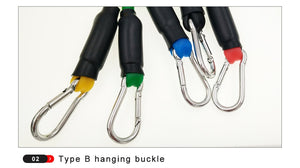 11pcs/set Pull Rope Fitness Resistance Bands