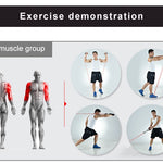11pcs/set Pull Rope Fitness Resistance Bands