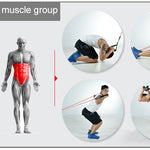 11pcs/set Pull Rope Fitness Resistance Bands