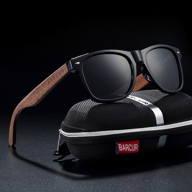 Wood Polarized Men's Sunglasses
