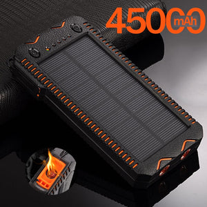 45000mAh High-Capacity Solar Power Bank