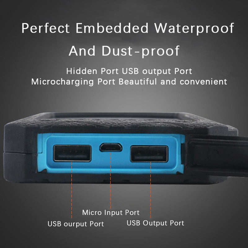 45000mAh High-Capacity Solar Power Bank
