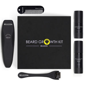 4 Pcs/set Barbe Beard Hair Growth Set