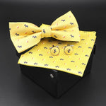 Solid Polyester Polka Dots Bow tie