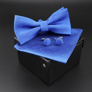 Solid Polyester Polka Dots Bow tie