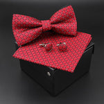 Solid Polyester Polka Dots Bow tie