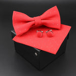 Solid Polyester Polka Dots Bow tie