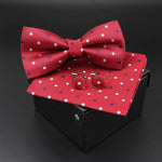 Solid Polyester Polka Dots Bow tie