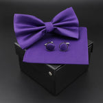 Solid Polyester Polka Dots Bow tie