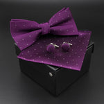 Solid Polyester Polka Dots Bow tie