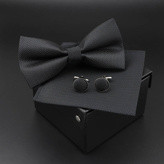Solid Polyester Polka Dots Bow tie