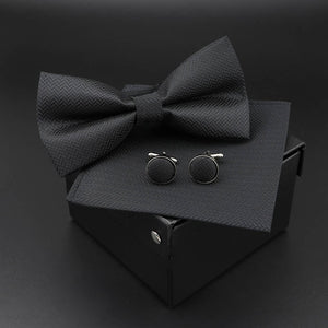 Solid Polyester Polka Dots Bow tie