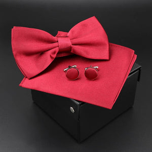 Solid Polyester Polka Dots Bow tie