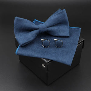 Solid Polyester Polka Dots Bow tie