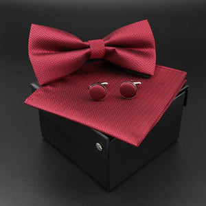 Solid Polyester Polka Dots Bow tie