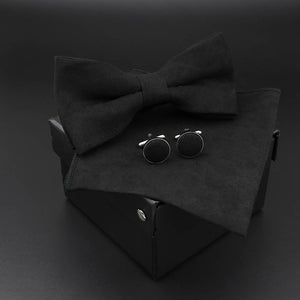 Solid Polyester Polka Dots Bow tie
