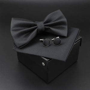 Solid Polyester Polka Dots Bow tie