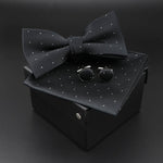 Solid Polyester Polka Dots Bow tie