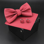 Solid Polyester Polka Dots Bow tie