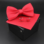 Solid Polyester Polka Dots Bow tie