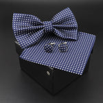 Solid Polyester Polka Dots Bow tie
