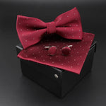Solid Polyester Polka Dots Bow tie