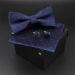 Solid Polyester Polka Dots Bow tie