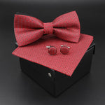 Solid Polyester Polka Dots Bow tie