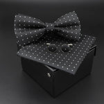 Solid Polyester Polka Dots Bow tie