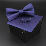 Solid Polyester Polka Dots Bow tie