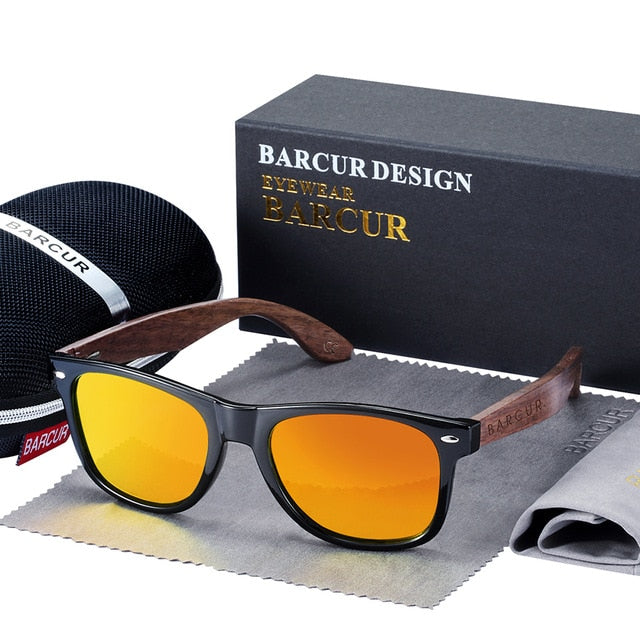 Wood Polarized Men's Sunglasses