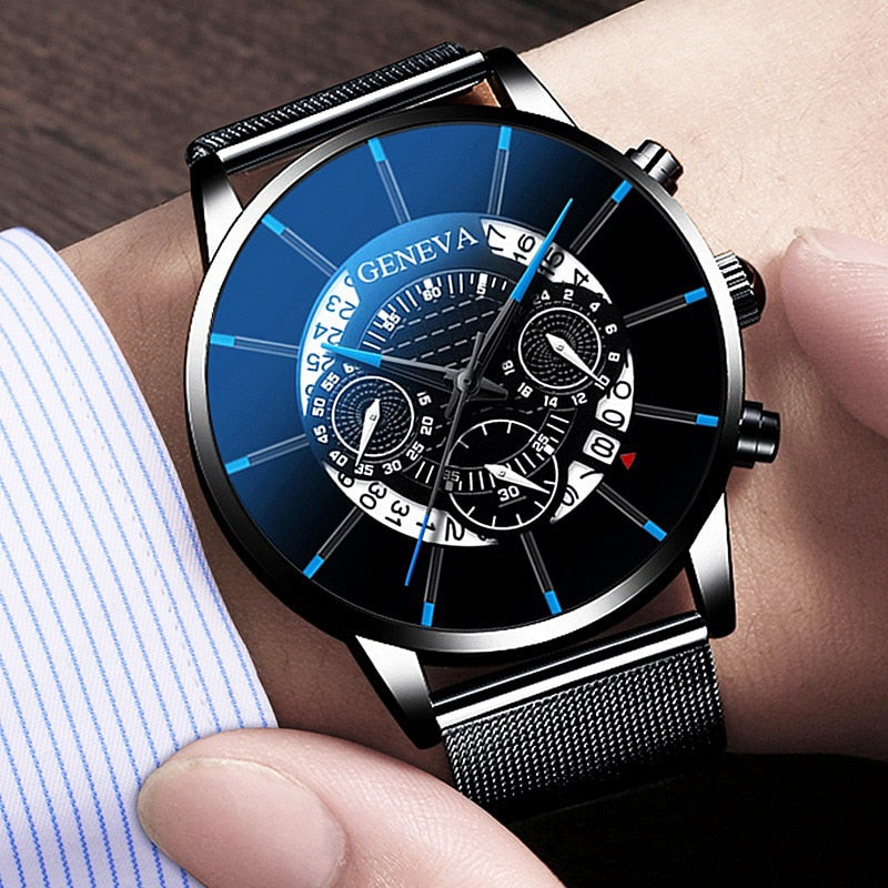 Stainless Steel Quartz Wristwatch