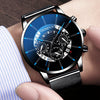 Stainless Steel Quartz Wristwatch